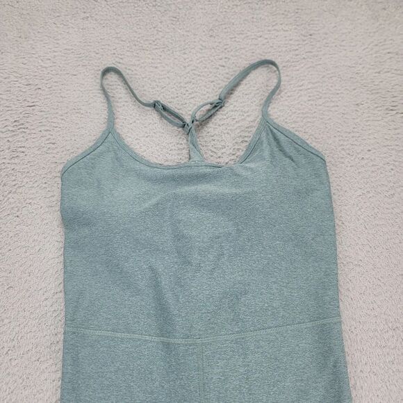 Old Navy Bodysuit Womens Large‎ Green Cloud+ Racerback 6" Inseam Gym Workout - Picture 2 of 13